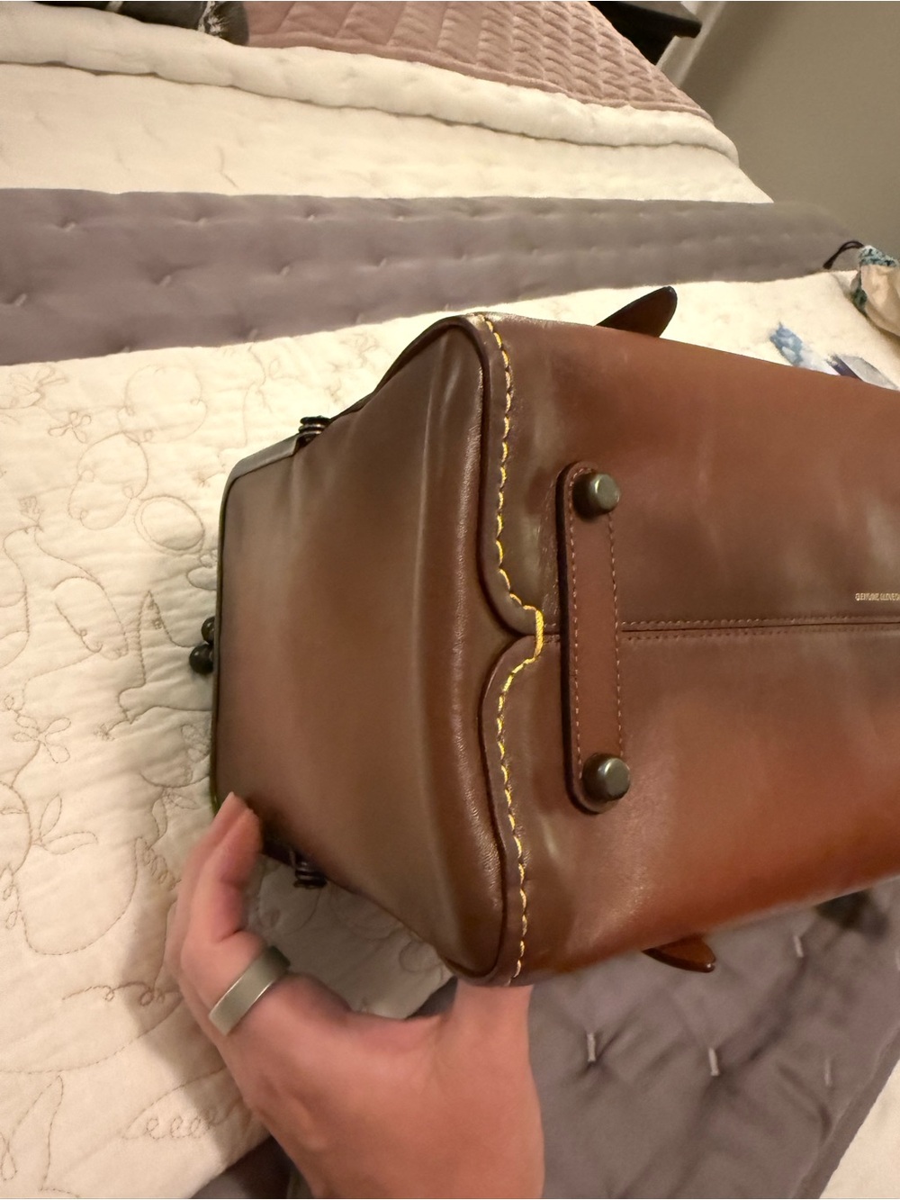 EUC Coach Mailbox Bag 1941 Saddle - Picture 10 of 15